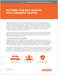 The 8 boxes to check when choosing a Dedicated Bulk Carrier for your business