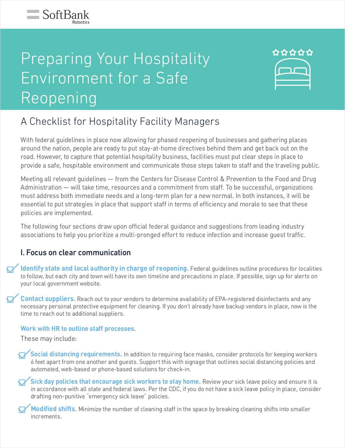 The Complete Cleaning Checklist for a Healthy & Safe Hospitality Environment