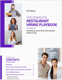 Talroo's 2022 Complete Restaurant Hiring Playbook