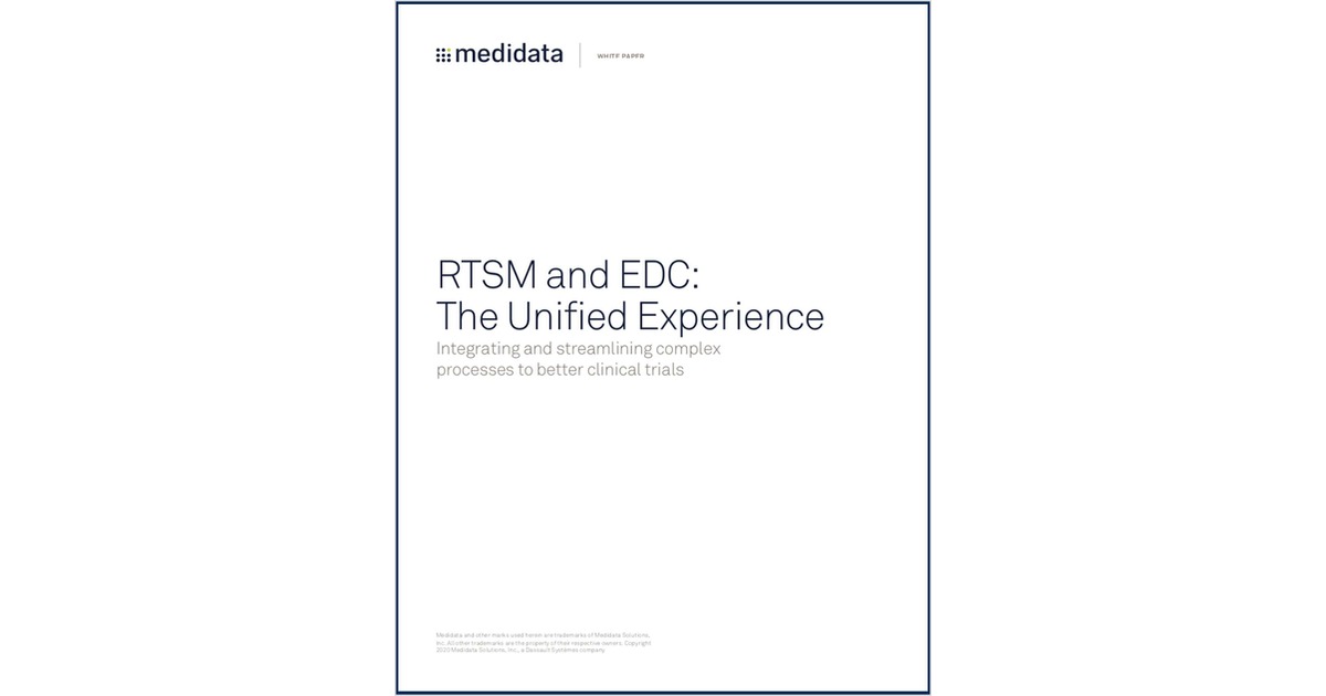 Unify Randomization and Trial Supply Management with EDC for Study Success