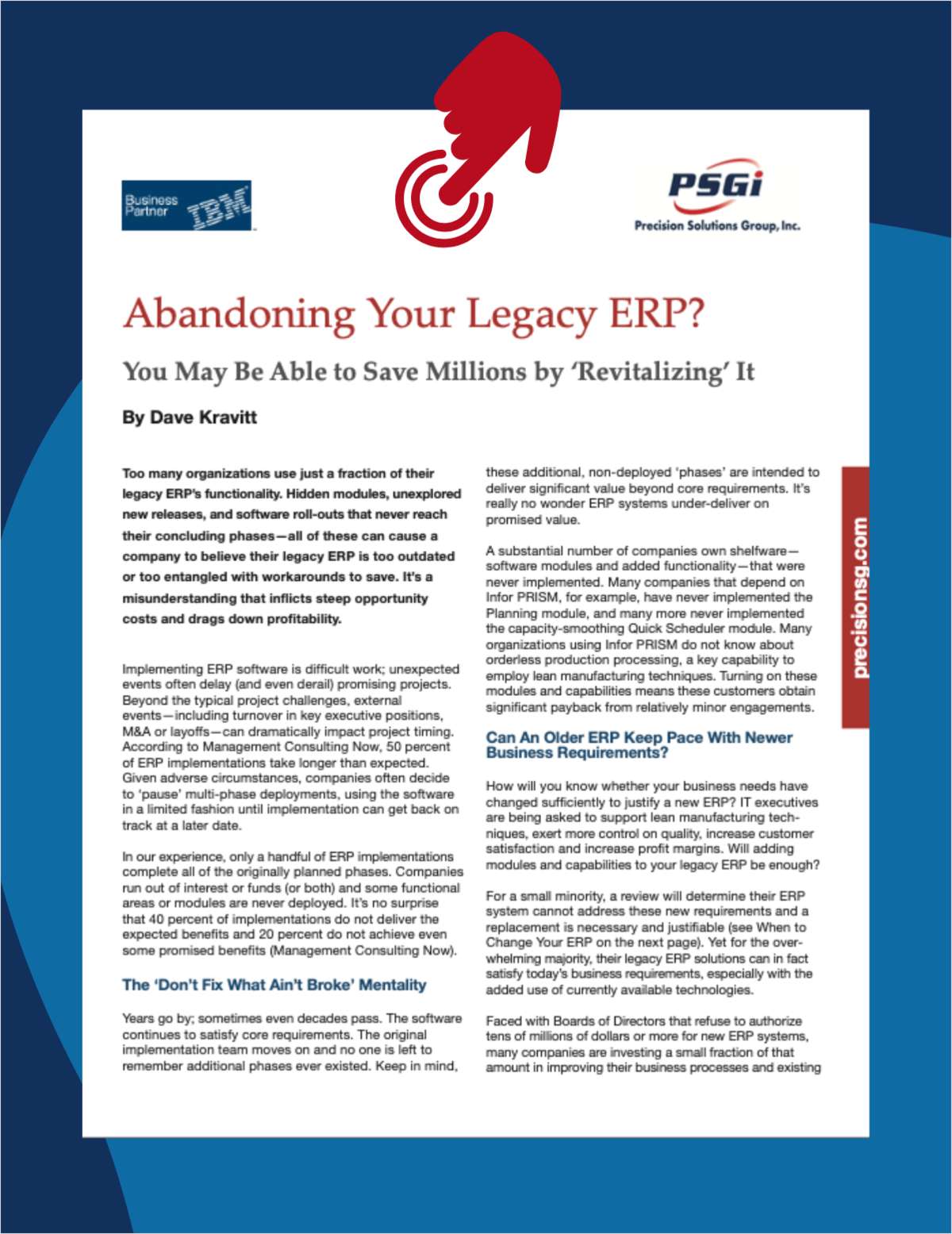 Abandoning Your Legacy ERP?