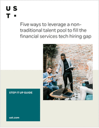 Five ways to leverage a nontraditional talent pool to fill the  financial services tech hiring gap