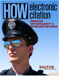 How Electronic Citation Improves Officer Safety & Increases Revenue