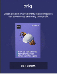 How to Think Profit: for Construction Financial Managers