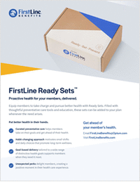 Proactive Health, Delivered Through FirstLine Ready Sets™ Care Kits