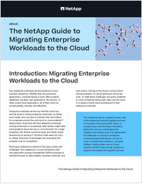 The NetApp Guide to Migrating Enterprise Workloads to the Cloud