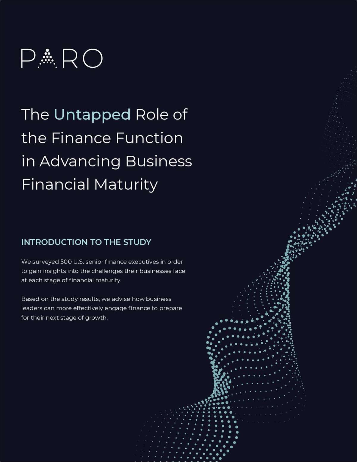 The Untapped Role of the Finance Function in Advancing Business Financial Maturity
