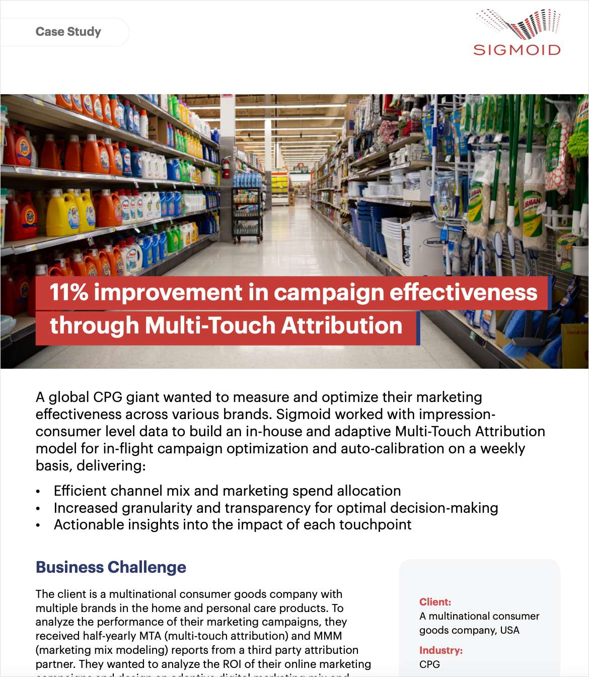 Increase the ROI of marketing investments with ML based Multi Touch Attribution
