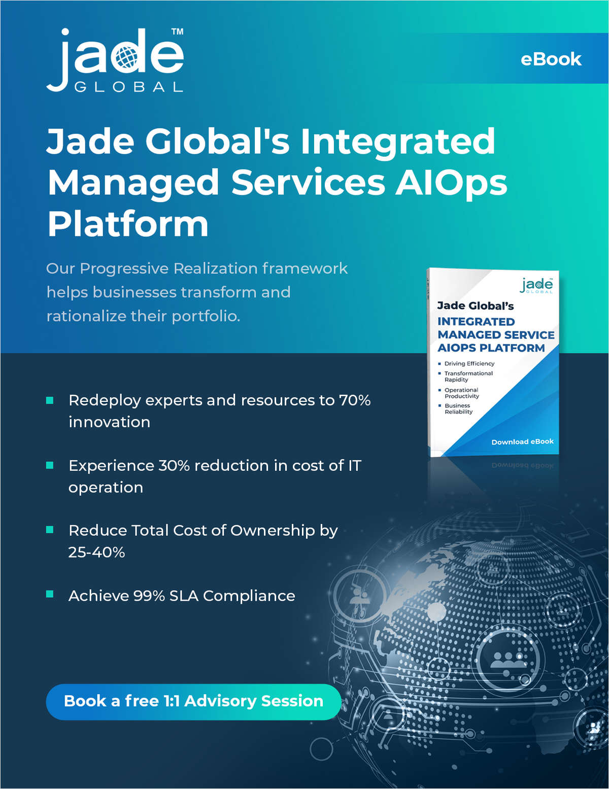 Jade Global's Integrated Managed Services AIOps Platform