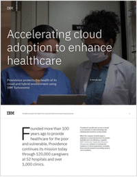 Accelerating cloud adoption to enhance healthcare