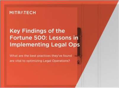 eBook: Legal Ops Lessons From The Fortune 500