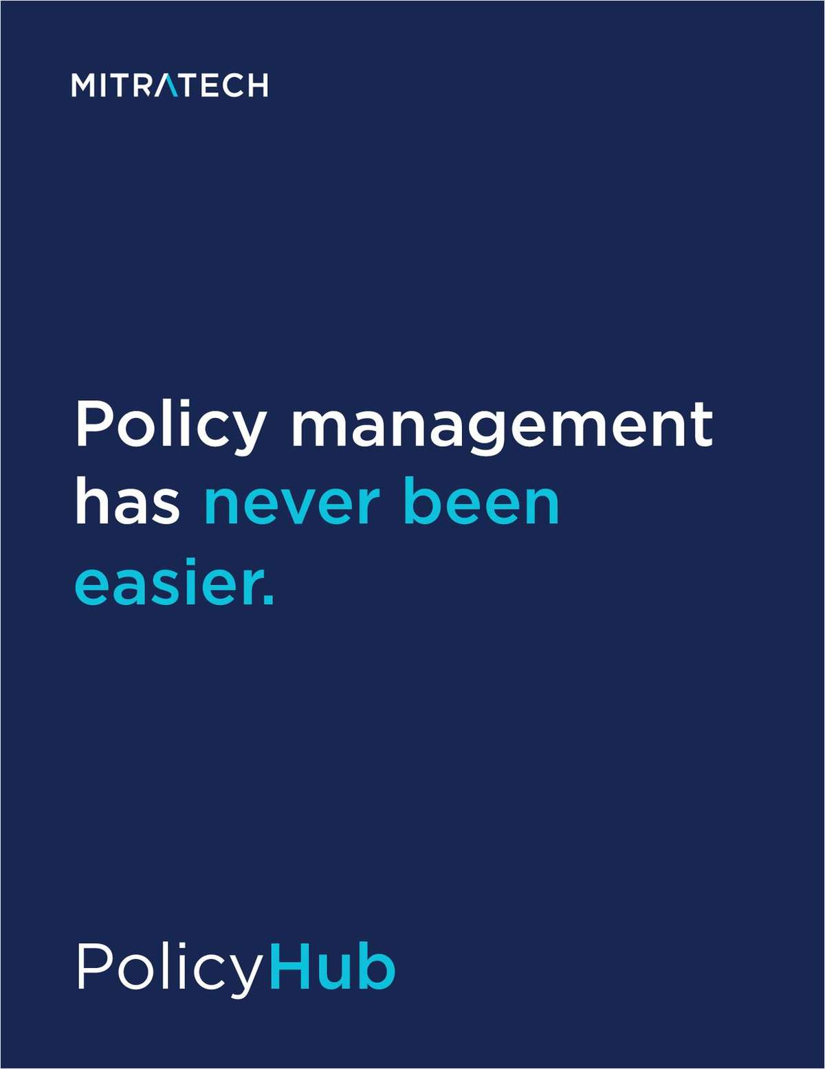 Brochure: Managing Policies with Mitratech's PolicyHub
