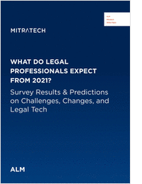 Legal Predictions White Paper - Challenges, Changes, and Legal Tech