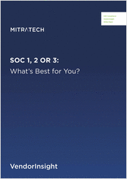 SOC 1, 2 or 3 - What is Best for You - Mitratech White Paper