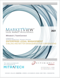 Hyperion Global Partners Report  Excerpt - MarketView™: Enterprise Legal Management for Corporations