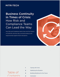 eBook: Risk and Compliance Teams Can Lead the Way in Times of Crisis