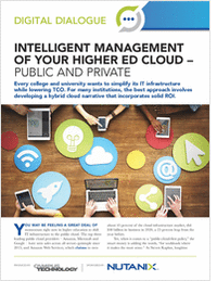 Intelligent Management of Your Higher Ed Cloud - Public and Private