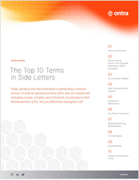 The Top 10 Terms in Side Letter Agreements
