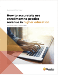 How to accurately use enrollment to predict revenue in higher education