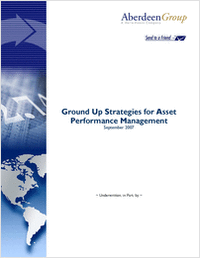 Ground Up Strategies for Asset Performance Management