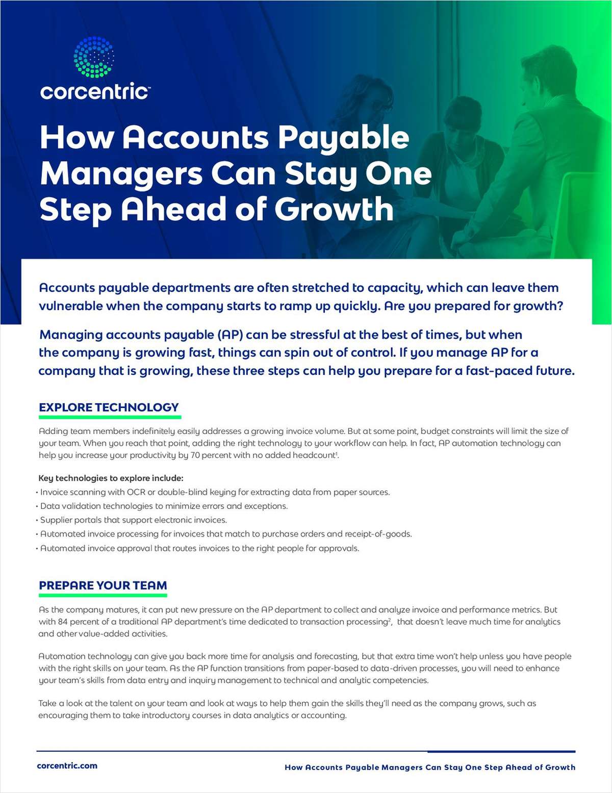 How Accounts Payable Managers Can Stay One Step Ahead of Growth