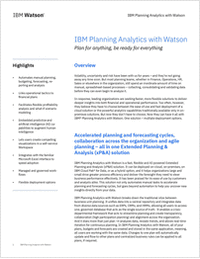 IBM Planning Analytics with Watson