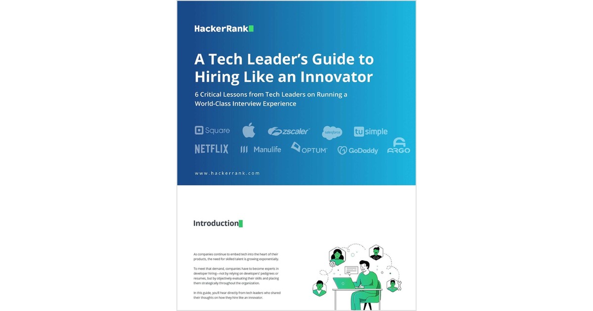A Tech Leader's Guide to Hiring Like and Innovator