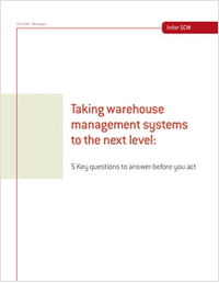 Taking Warehouse Management Systems to the Next Level: 5 Key Questions to Answer Before You Act
