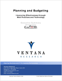 Planning and Budgeting: Improving Effectiveness through Best Practices and Technology
