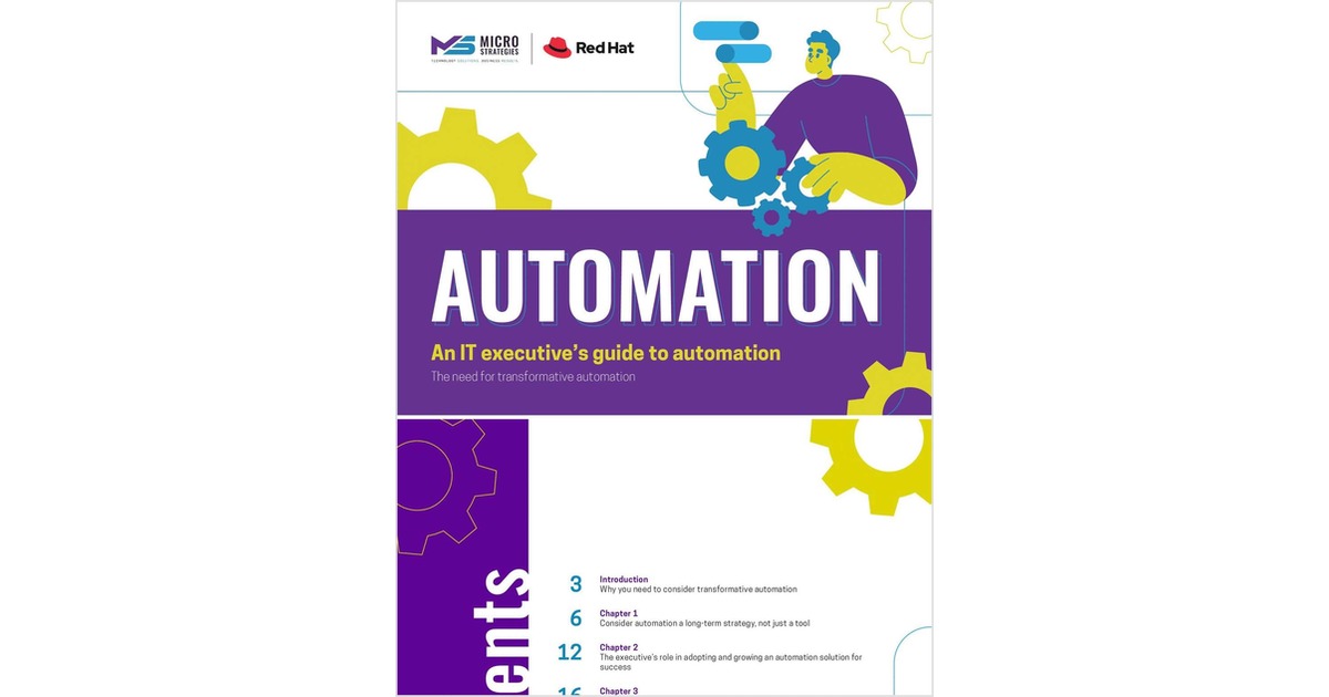 An IT Executive's Guide to Automation