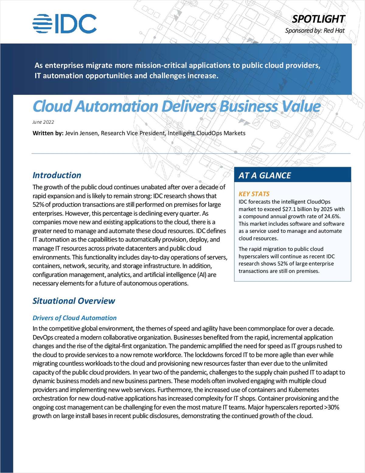 Cloud Automation Delivers Business Value