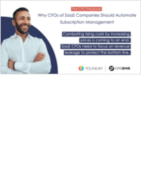 Why CFOs of SaaS Companies Should Automate Subscription Management