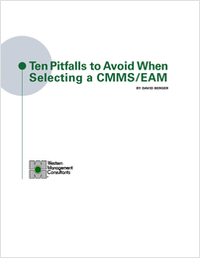 Ten Pitfalls to Avoid When Selecting a CMMS/EAM
