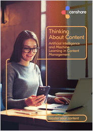 Artificial Intelligence and Machine Learning in Content Management