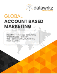 Global Account Based Marketing for B2B Technology Consultancy