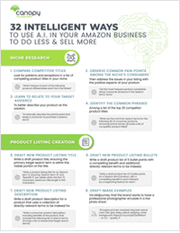 32 Intelligent Ways to Use AI in Your Amazon Business