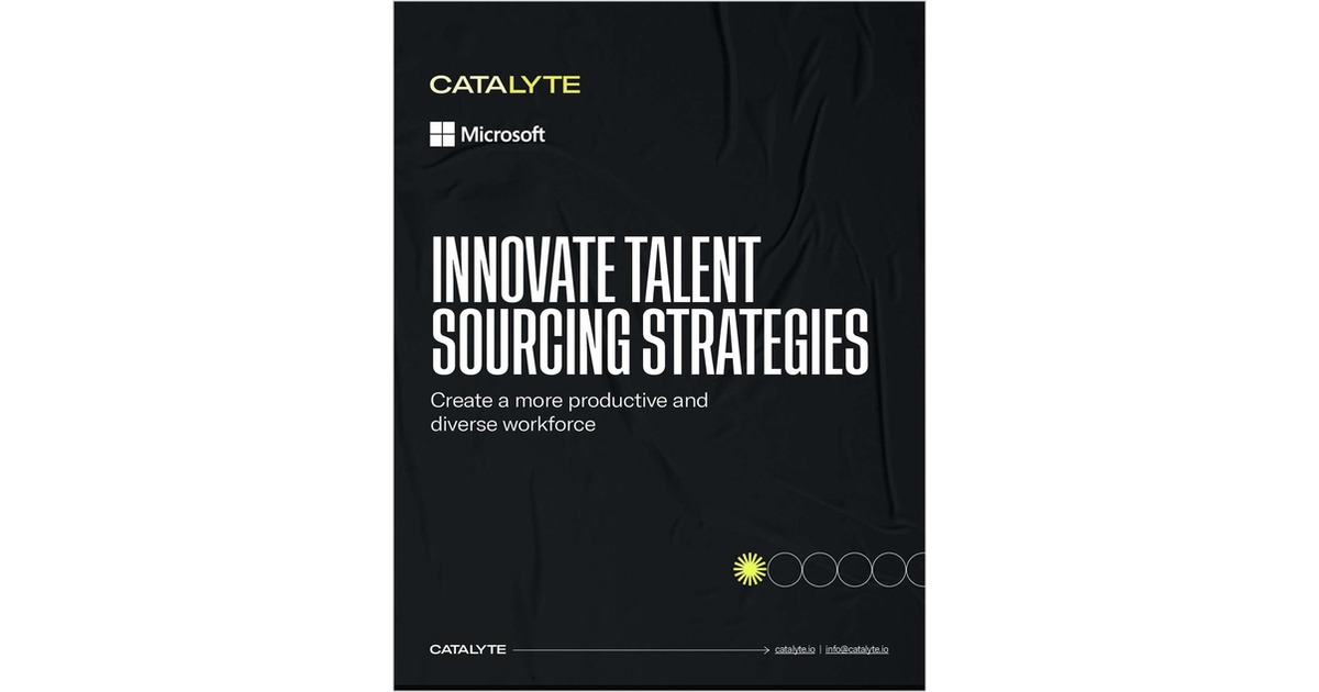 Innovate talent sourcing strategies