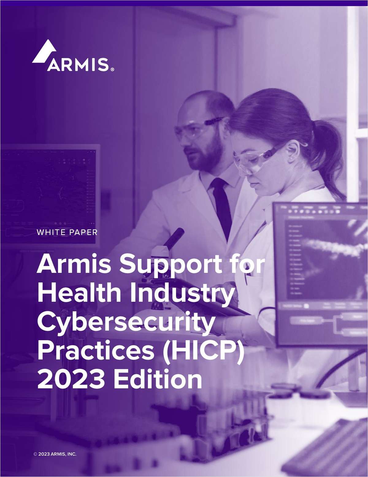 Armis Support for  Health Industry  Cybersecurity  Practices (HICP)  2023 Edition