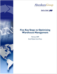 Five Key Steps to Optimizing Warehouse Management