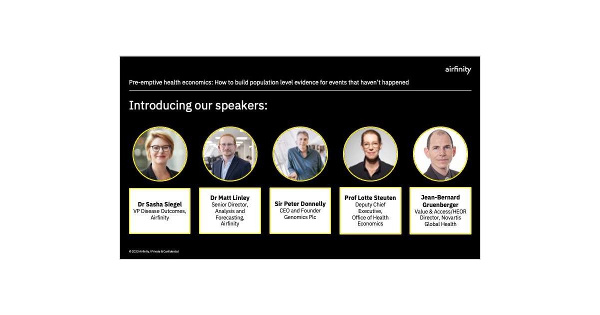 How to build population level evidence for events that haven't happened