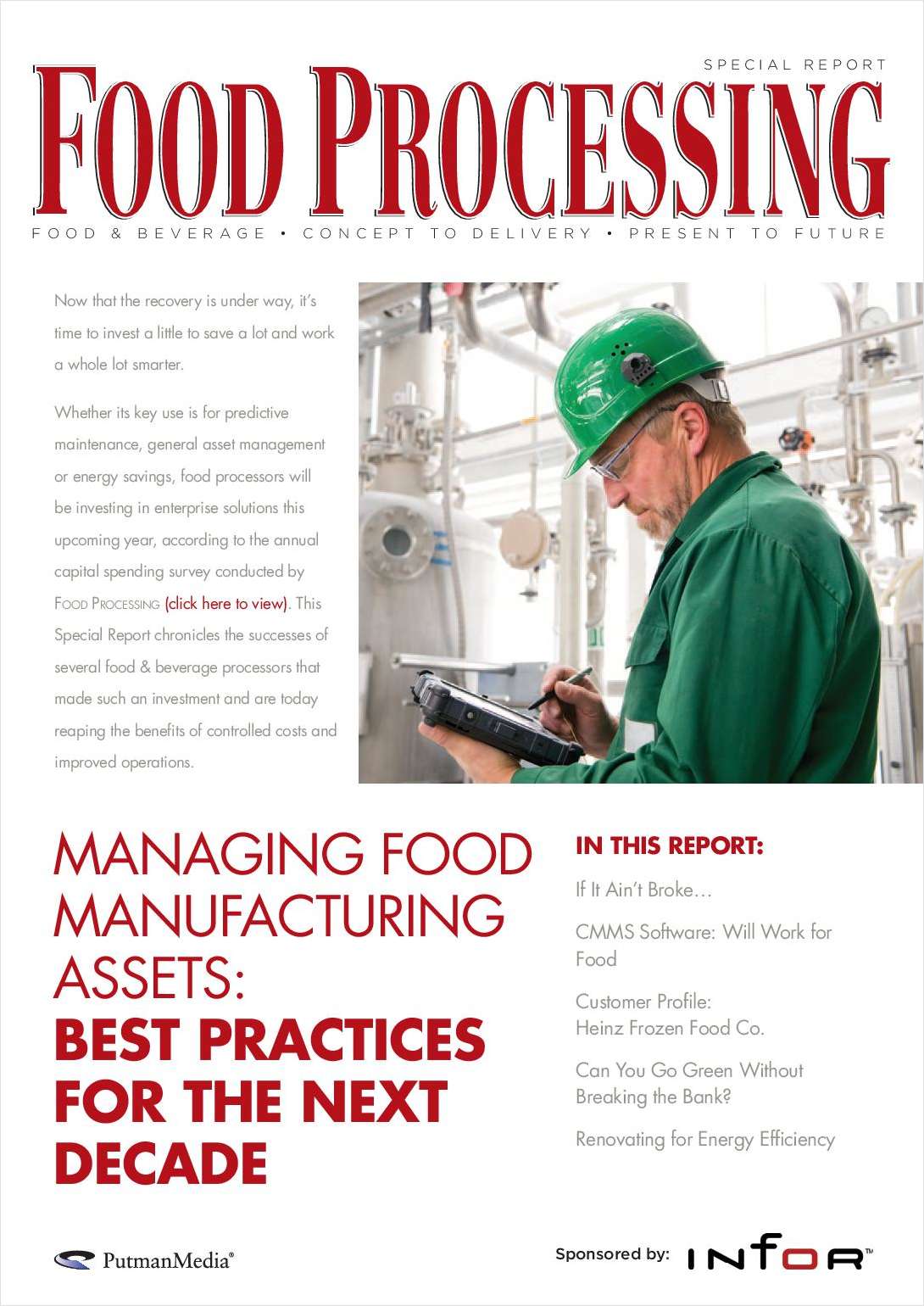 Managing Food Manufacturing Assets: Best Practices for the Next Decade