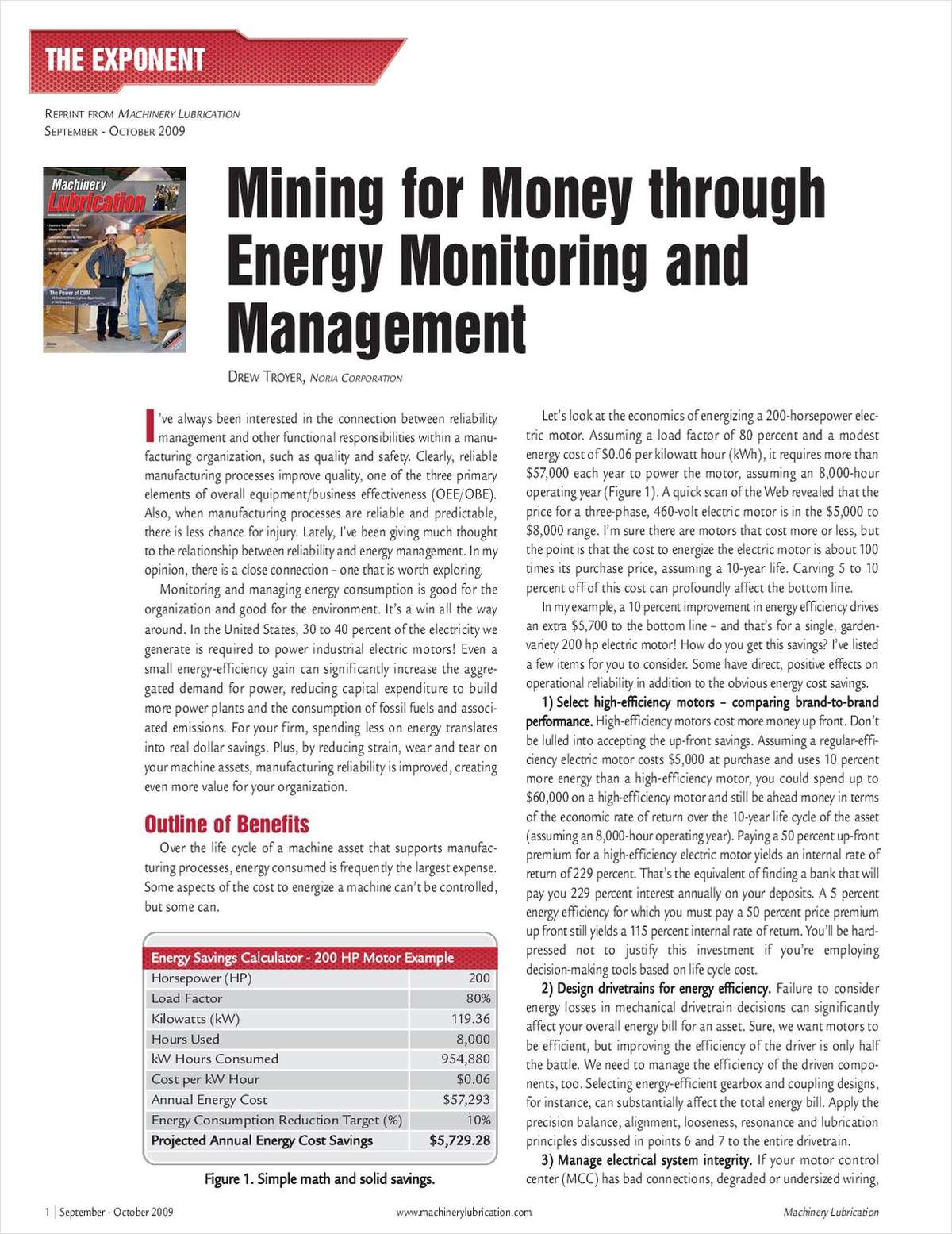 Mining for Money Through Energy Monitoring