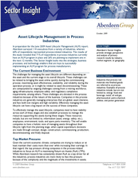 Best Practices in Asset Management for Process Manufacturers