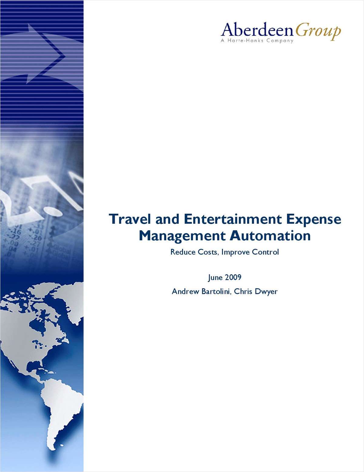 Travel & Entertainment Expense Management Automation:  Reduce Costs, Improve Control
