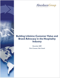 Building Lifetime Customer Value and Brand Advocacy in the Hospitality Industry