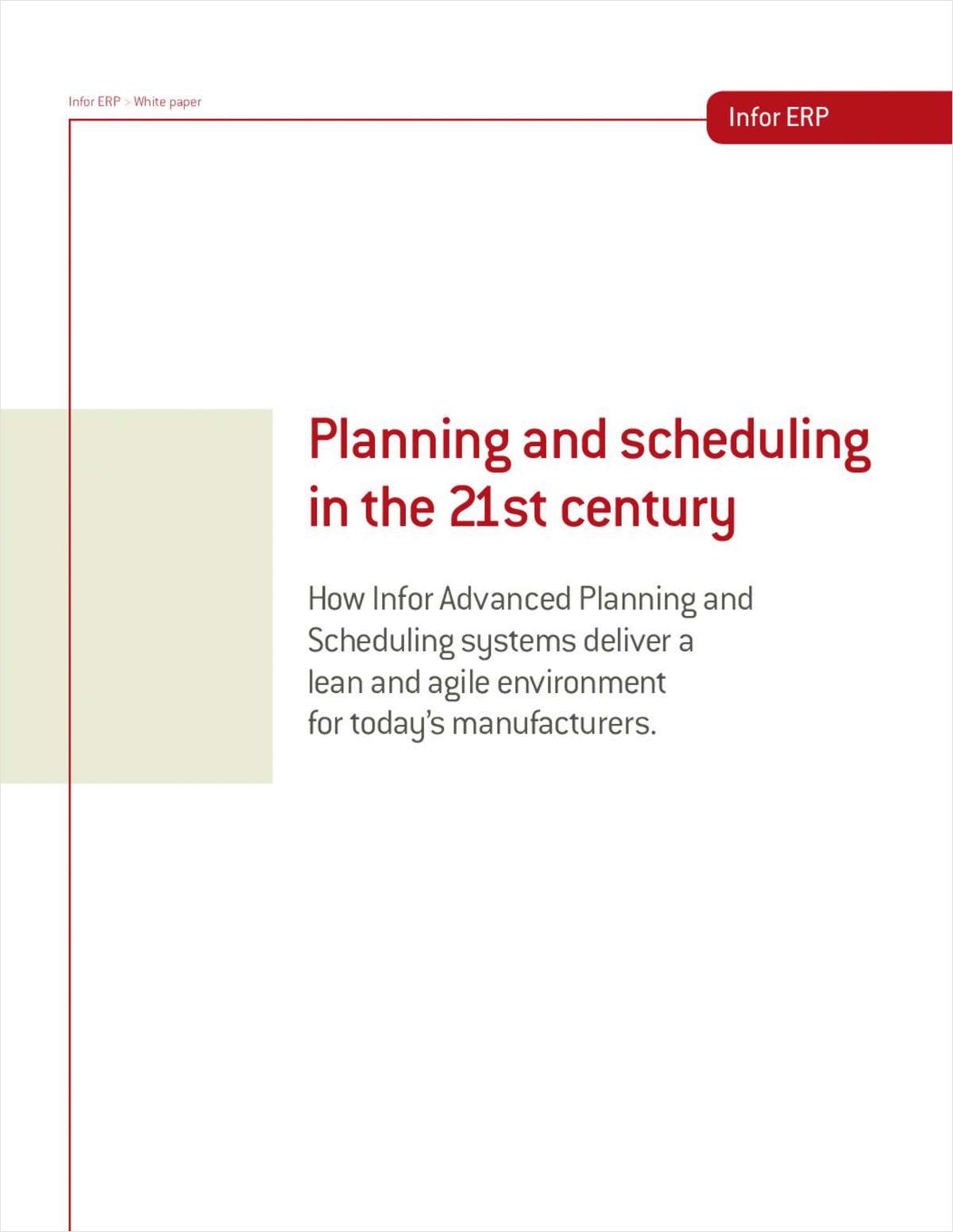 Planning and Scheduling in the 21st Century
