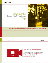 Three Secrets to Bridging the Lean Performance Gap