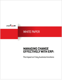 Managing Change Effectively with ERP: The Impact on 5 Key Business Functions