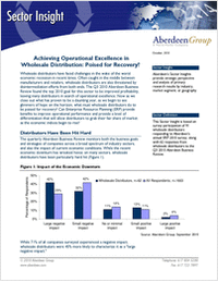 Achieving Operational Excellence in Wholesale Distribution: Poised for Recovery?
