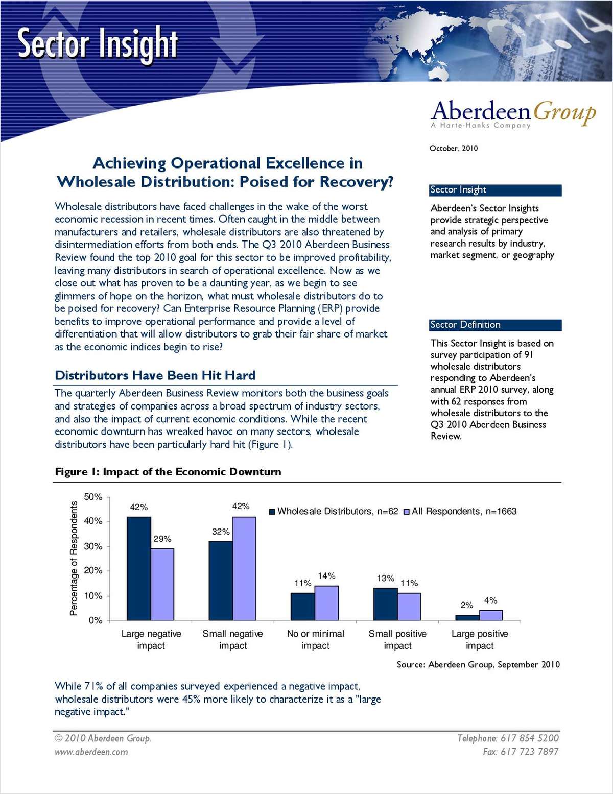 Achieving Operational Excellence in Wholesale Distribution: Poised for Recovery?